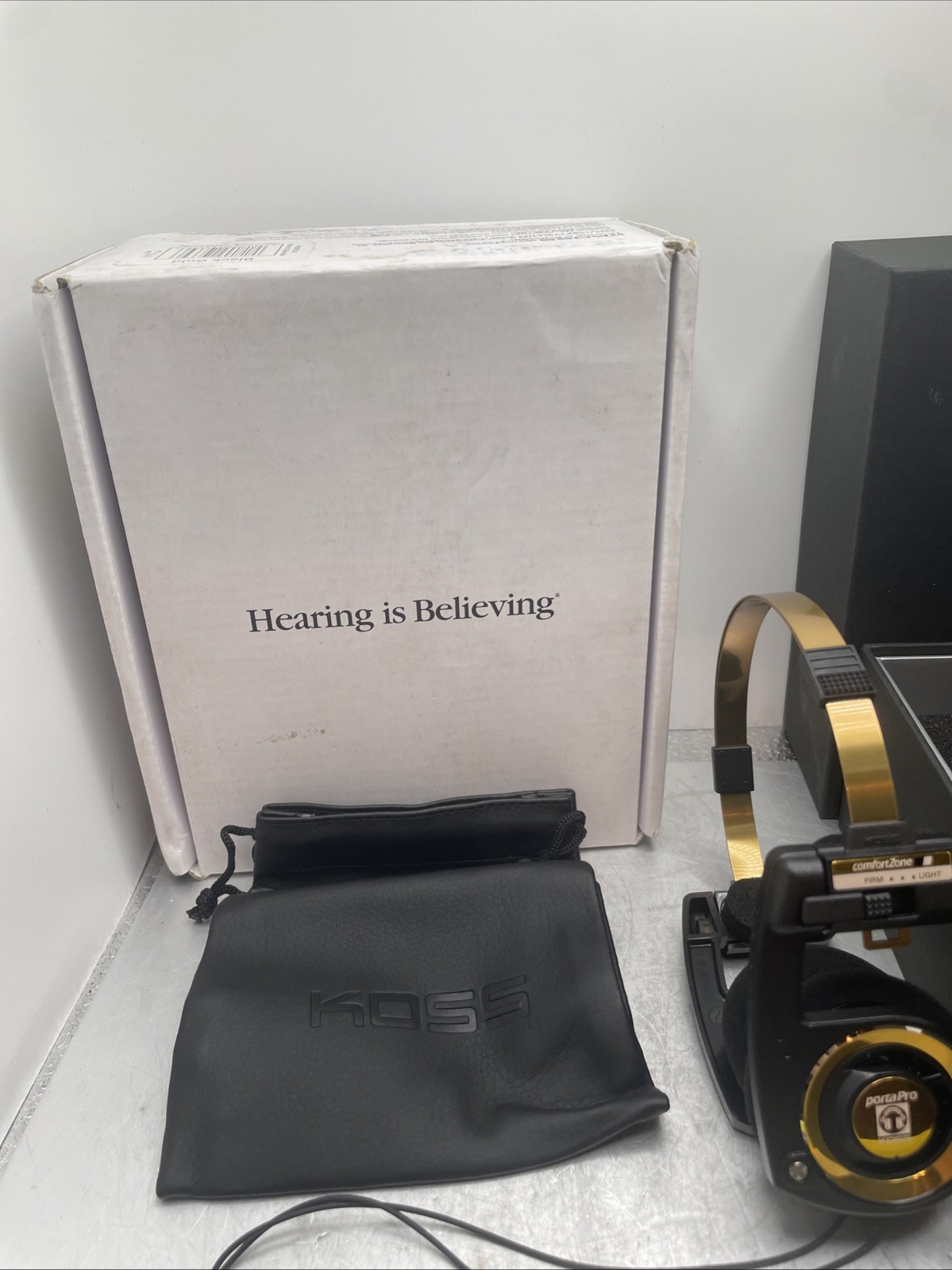 Koss Porta Pro Limited Edition Black Gold On-Ear Headphones, in-Line 