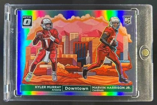 2024 Donruss Optic Kyler Murray Marvin Harrison Jr. Downtown Duos RC SSP #15