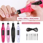 Electric Nail File Drill Portable Professional Manicure Pedicure Machine Set Kit