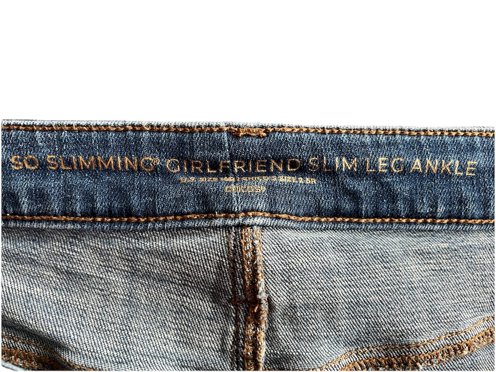 Chico’s Eyelet/Patchwork So Slimming Girlfriend S… - image 7