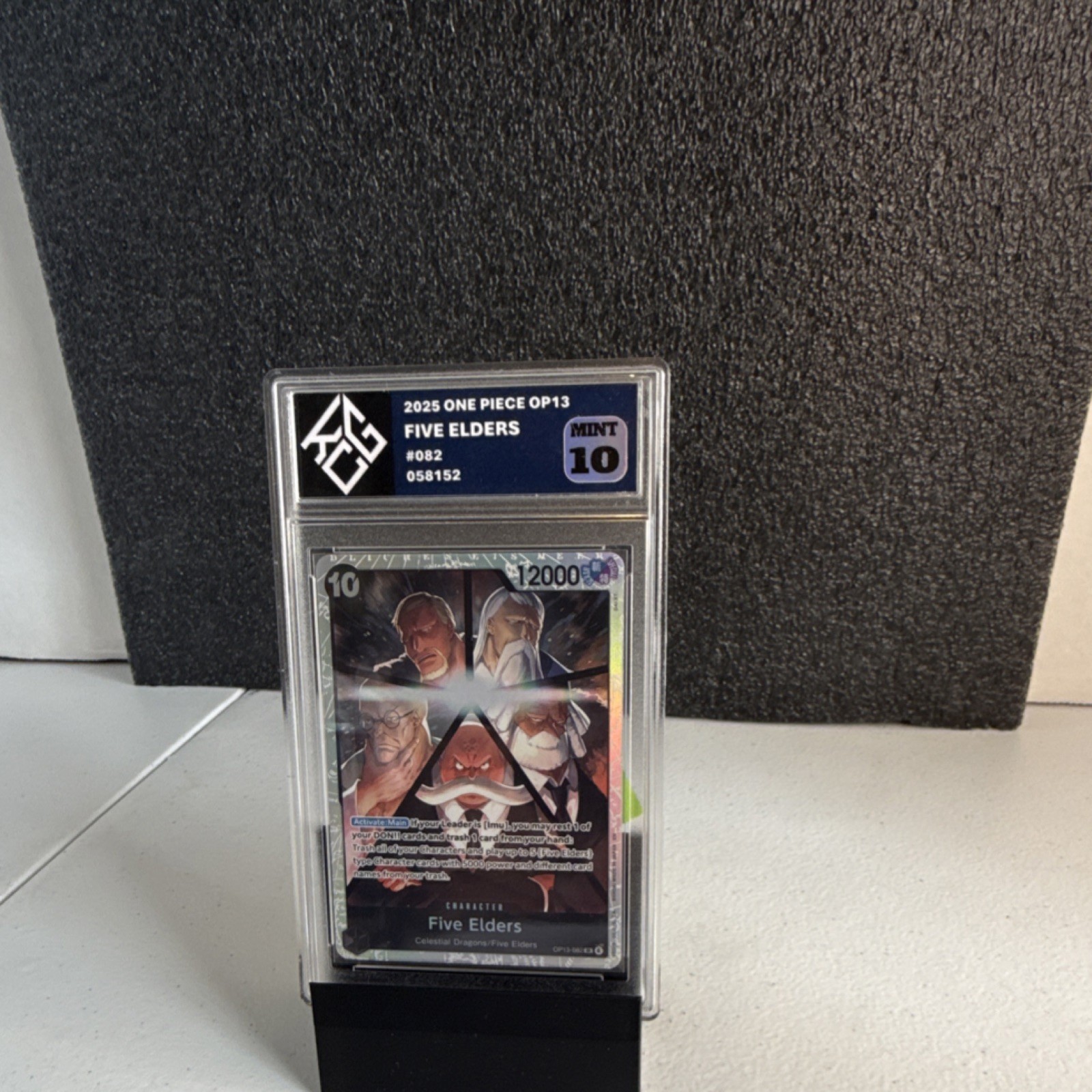 Five Elders KCG 10 082/OP13 2025 Character 12000 Power One Piece CCG JPN