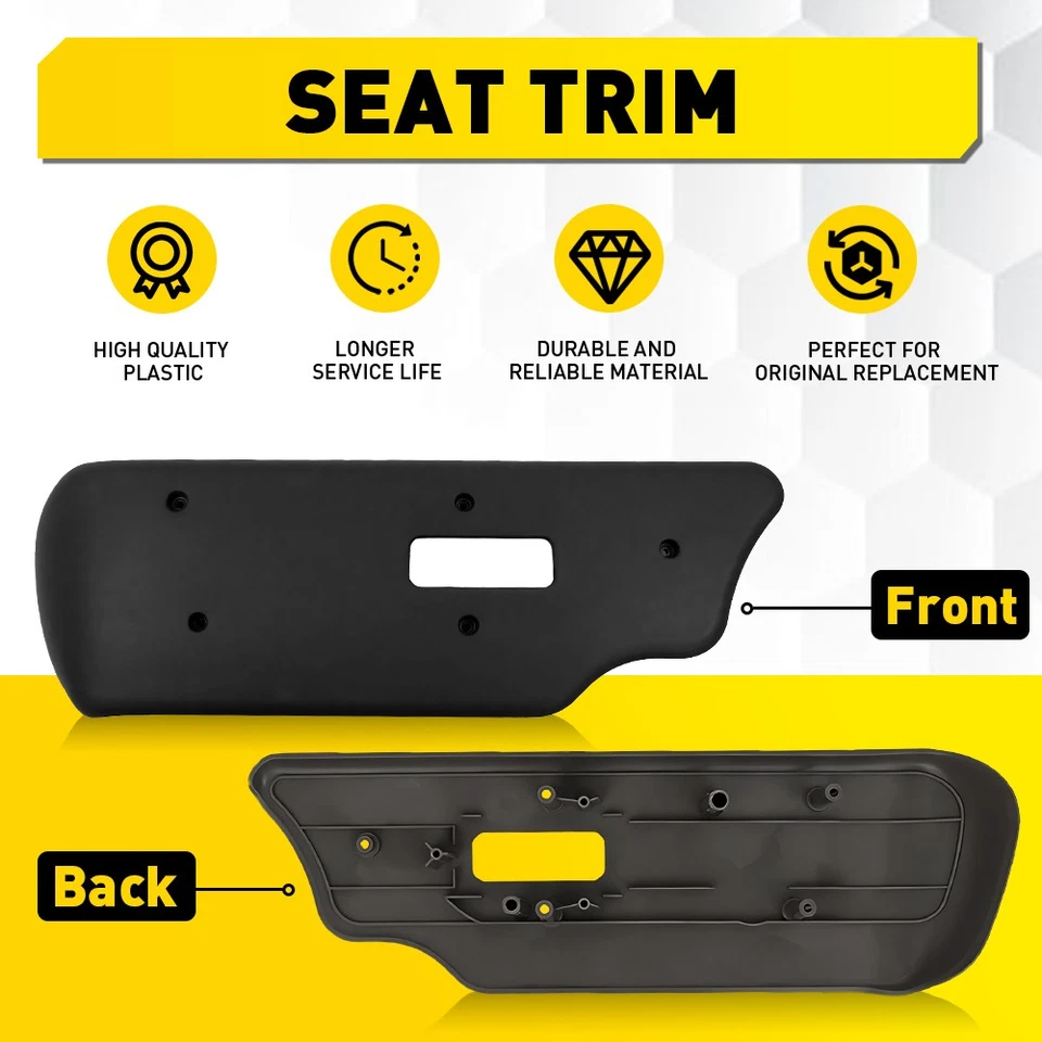 Bisel interruptor asiento eléctrico lado del conductor delantero para Chevy Silverado 2003-2006 negro Foto 4 de 4