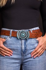 Turquoise Cluster Buckle