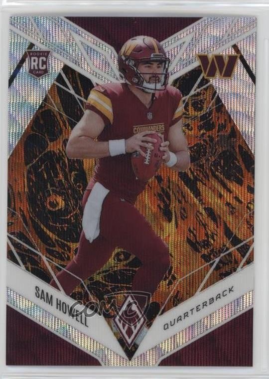 2022 Panini Phoenix Rookies Lava 90/175 Sam Howell #105 Rookie RC 0l8y