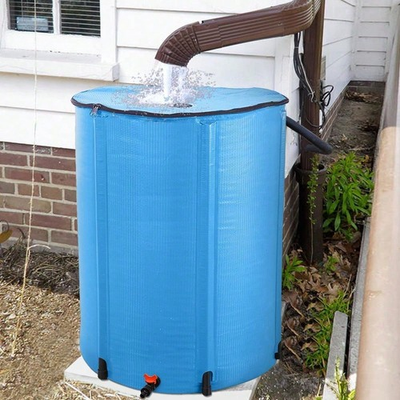 #ad #ad 100 Gallon Folding Rain Barrel Water Collector Blue $41.46