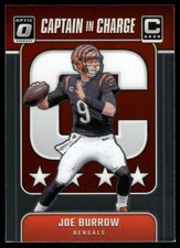 2024 Donruss Optic #4 Joe Burrow Captain In Charge Cincinnati Bengals