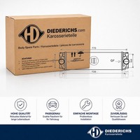LadeluftkÜHler Diederichs DCA1013 FÜR Mercedes Benz Intercooler TurbokÜHler
