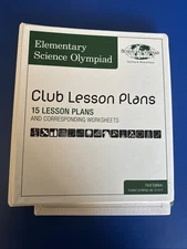 Elementary Science Olympiad Club Lesson Plans