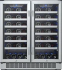 EdgeStar CWR5631FD 30"W 56 Bottle Capacity Built-In French Door - Stainless
