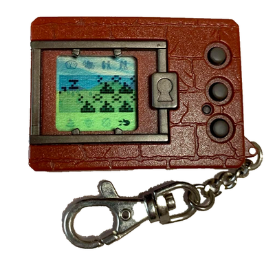 デジタルモンスター ver.1 初代 オリジナルブラウン デジモン Digimon Digital Monster ver.1 Brown Game Toy Bandai Used No Box