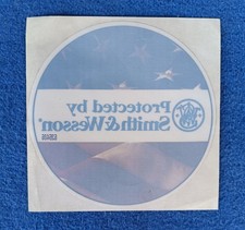 Protected By Smith And Wesson Auto Decal Sticker American Flag Hard To Find