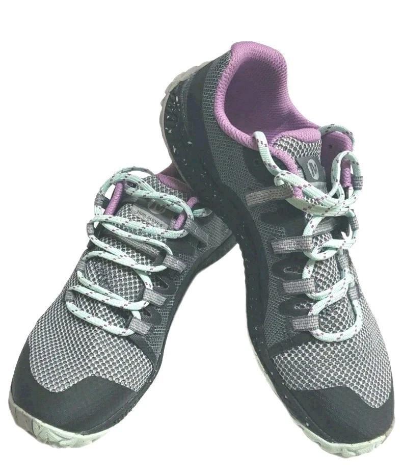 Merrell Women's Trail Glove 6 Low Hiking Running Shoes Gray J066830 Size 8.5