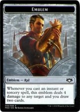 MTG Ral, Izzet Viceroy Emblem, Mythic Edition: Guilds of Ravnica, Lightly Played