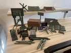Vintage GI Joe 85 Forward Observer, Ammo depot, Checkpoint Playsets - Incomplete