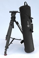 SACHTLER DV4 II 75mm BALL TRIPOD WITH SACHTLER CARBON FIBER TRIPOD COMES IN BAG