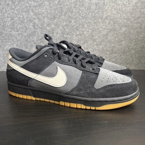 Nike Dunk Low Retro SE Black Anthracite Gum Gr Eu 42 / 44.5 Schwarz Grau Herren
