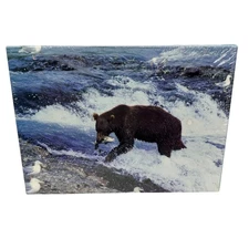 VTG 1986 The Alaska Puzzle Co Brown Bear 1000 Piece Interlocking Sealed New