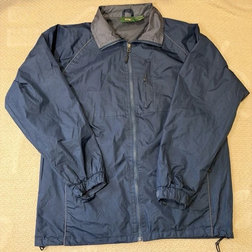 Stillwater Supply Co Windbreaker Jacket Mens M Navy Blue Mesh Lined Full Zip - product listing photo