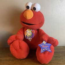 NWTs Toys R Us 35th Birthday Fisher Price Large Elmo Stuffed Plush 28  2002