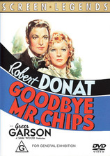 Goodbye Mr. Chips (DVD 1939) Region 4 Drama, Romance Robert Donat, Greer Garson,