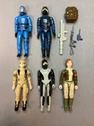 Vintage G.I. Joe LOT OF 5 Action Figures And Accessories 1980s New O-Rings