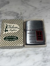Vintage Vulcan Mid Century Lighter. Original Box NYC Industrial Co - Not Tested