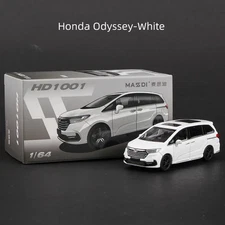 1:64 Massdi Honda Odyssey Car Model Alloy Miniature Diecast Toy Vehicles Gift