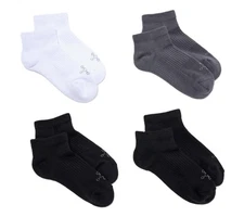 Tommie Copper 4 Pack Cozy Fit Compression Ankle Socks - Basic Large