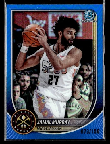 2025-26 Bowman #BCV-101 Jamal Murray Chrome Blue Refractors #/150 card