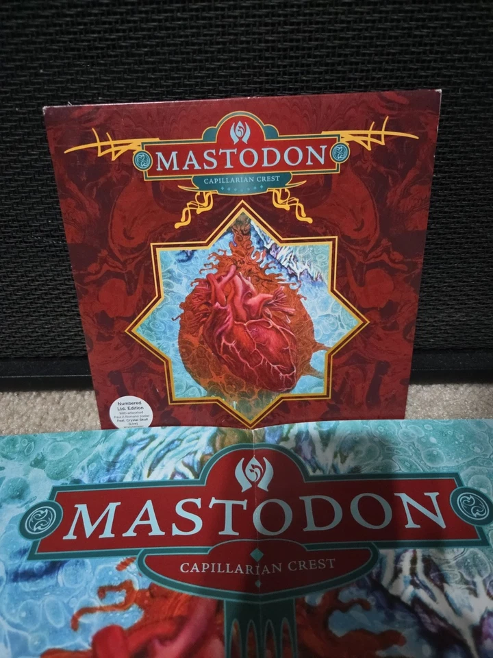 Mastodon Capillarian Crest 45RPM 7' Inch Vinyl Limited/Hype/Poster EX NUMBERED Foto 2 de 4