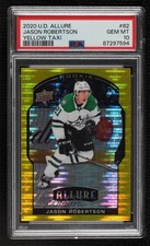 2020 Upper Deck Allure Rookie Yellow Taxi Jason Robertson #82 PSA 10 GEM MT 0i6