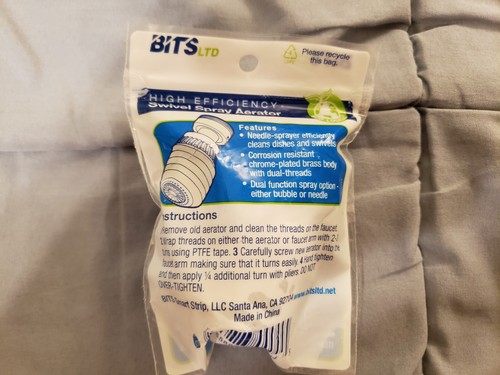 Aireador pulverizador giratorio de alta eficiencia BROCAS NUEVAS blanco/cromo - Imagen 4 de 5