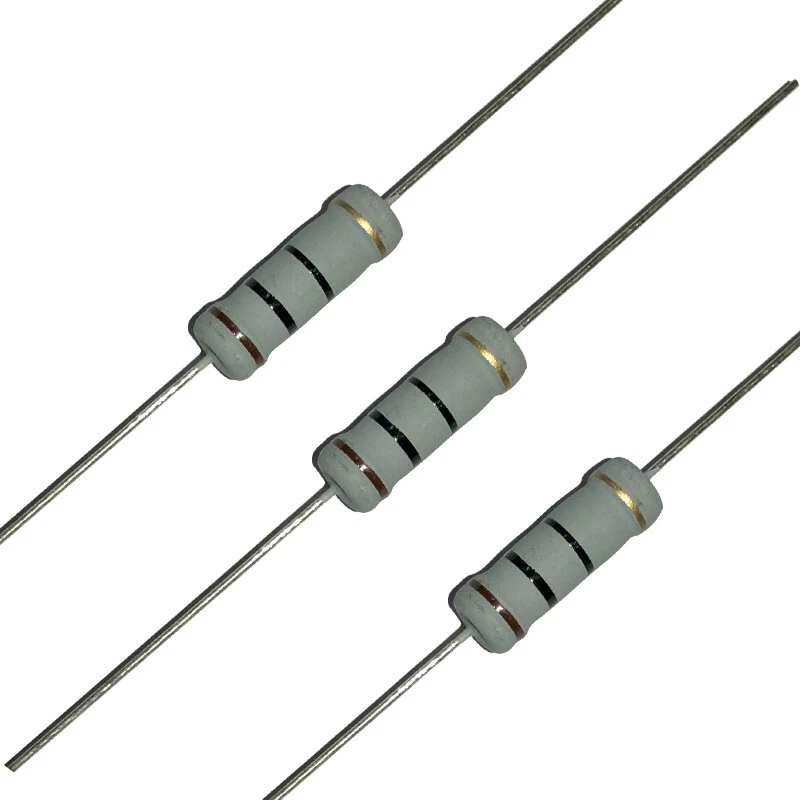 10pcs 680 750 820 910 1K 1.2K 1.5K 1.8K 2K 2.2K ohm Ω 5Watt Carbon Film  Resistor