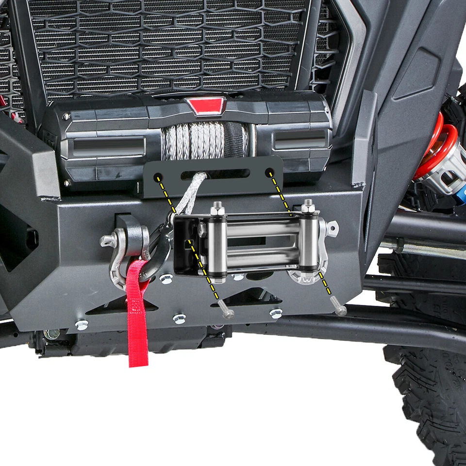 Para Yamaha Raptor/YFZ450 6"" Cabrestante Rodillo Fairlead Cable 4 Vías Cable Guía UTV/ATV Foto 2 de 4