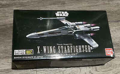 Star Wars VEHICLE MODEL 002 X-WING STARFIGHTER Plastic Model Kit BANDAI 