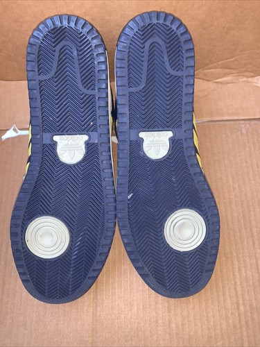 Adidas HSD 681001 Mens Shoes Grey Yellow And Blue Sneakers 13 - 第 4/5 張圖片