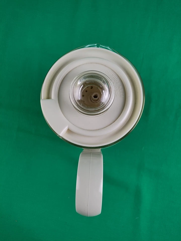 Vintage Tan Gemco Percolator Clear Glass Plastic Stainless Steel - Image 2 of 4