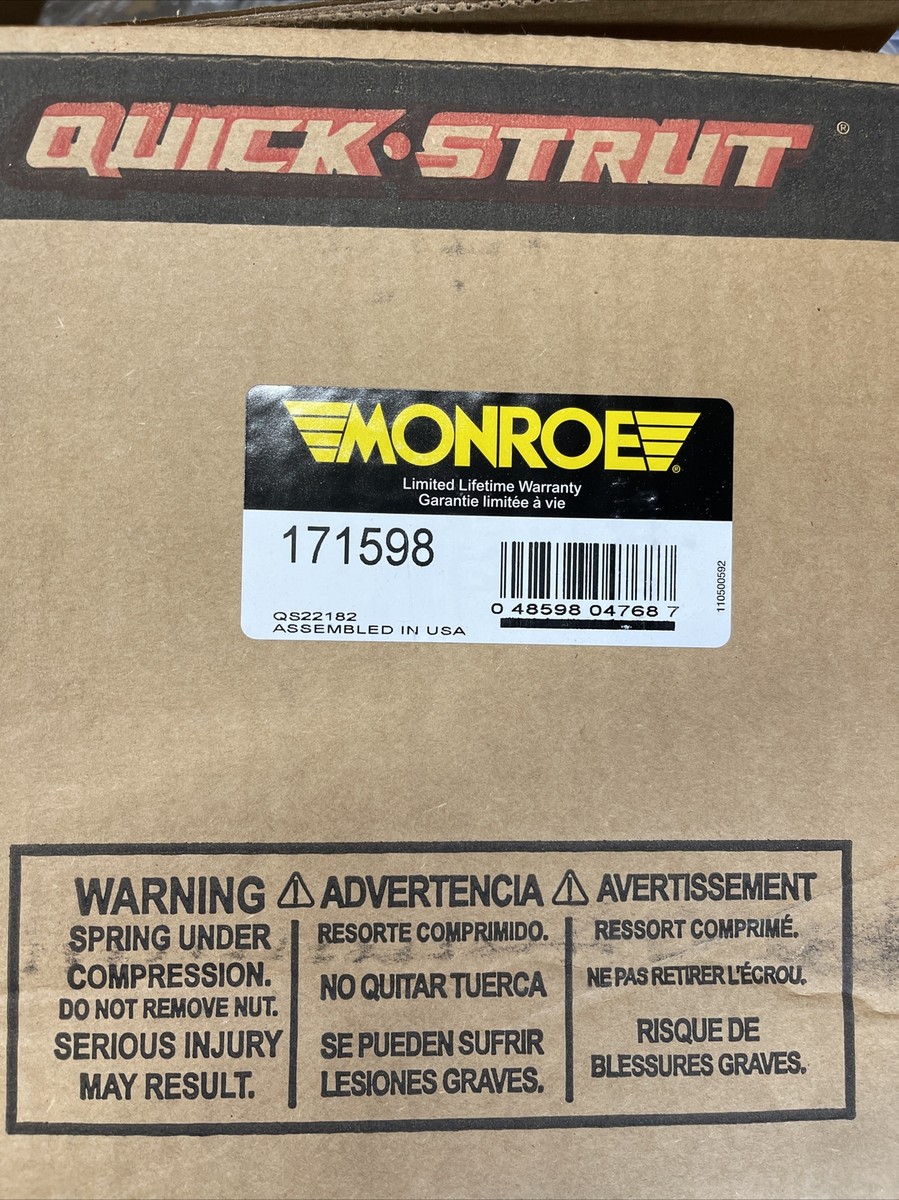 Monroe 171598 Quick-Strut Strut and Coil Spring Assembly New
