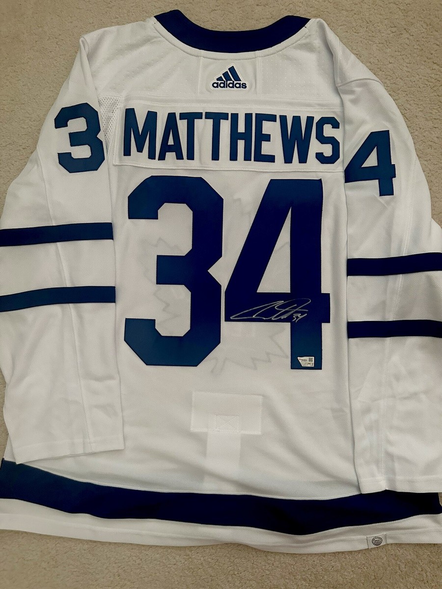 Auston Matthews Toronto Maple Leafs Autographed White Jersey Fanatics