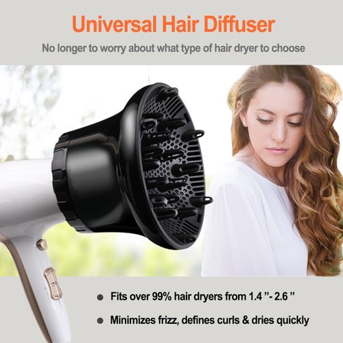 Universal Haardiffusor, Haartrockner Diffusor Aufsatz für lockiges und welliges Haar - Bild 5 von 7