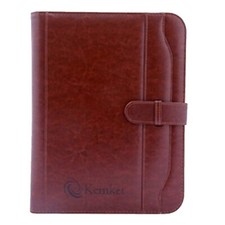 Kemket Executive Presentation Folder with calculator & Personal Notebook(Brown)