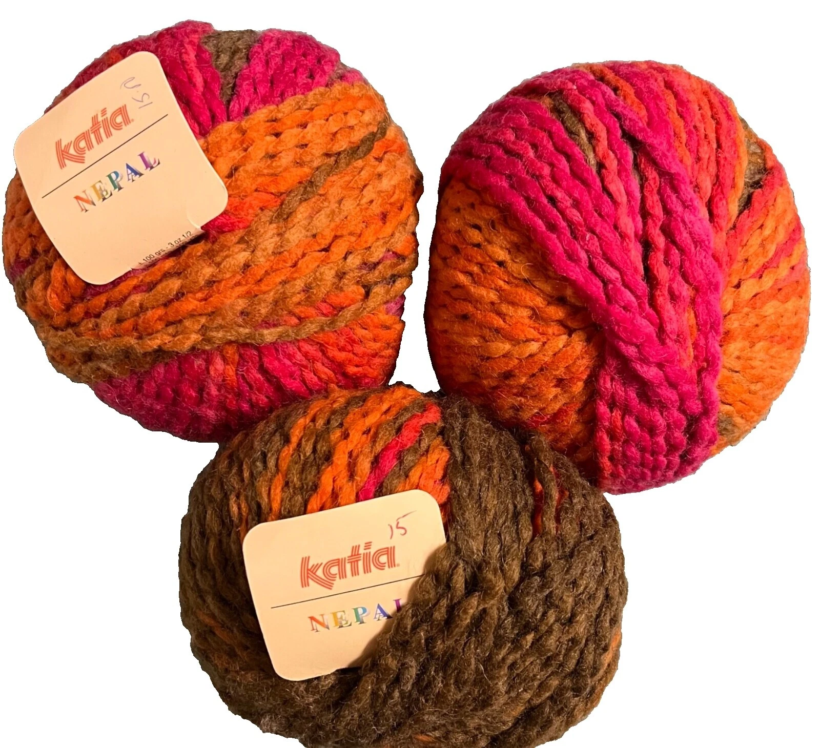 Hilos Katia Bola De varios colores