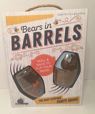 Bears in Barrels By Blue Orange Board Games PREMIUM GIFT Ages 7+ New In Box