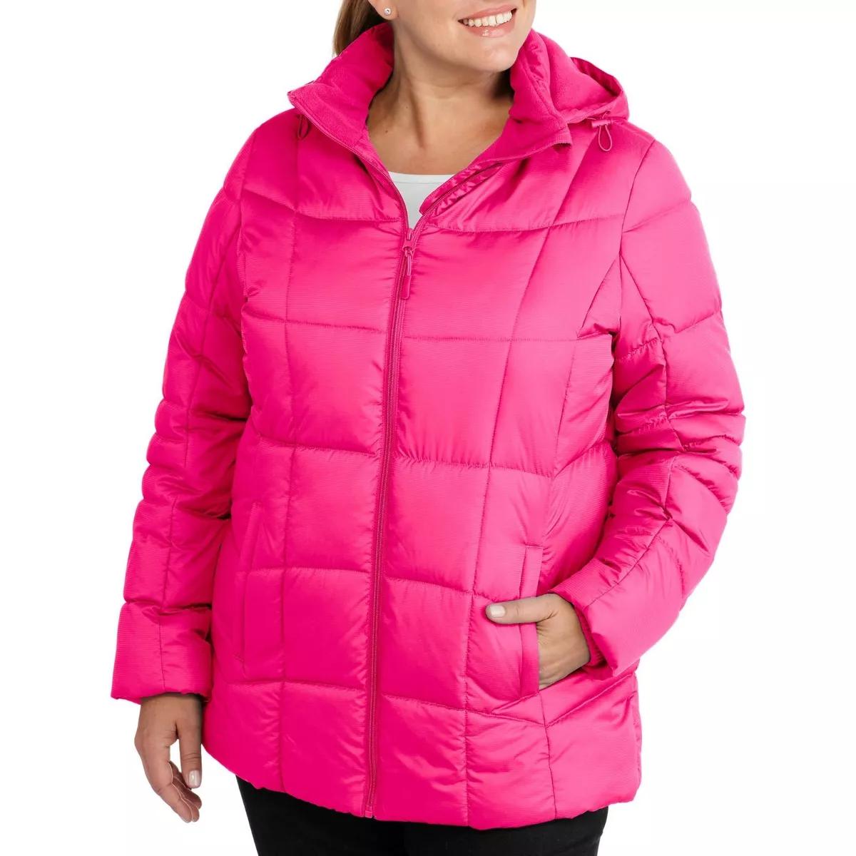 Faded glory women's puffer best sale coat