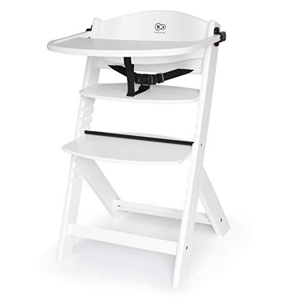 (TG. 1 Unit  (Confezione da 1)) kk Kinderkraft Seggiolone Pappa in Legno ENOCK,
