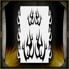 Flames 9 Airbrush Stencil Template Airsick