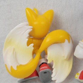 Jakks Pacific Sonic The Hedgehog Knuckles Tails Action Figure 2-3" Lot of 3 SEGA