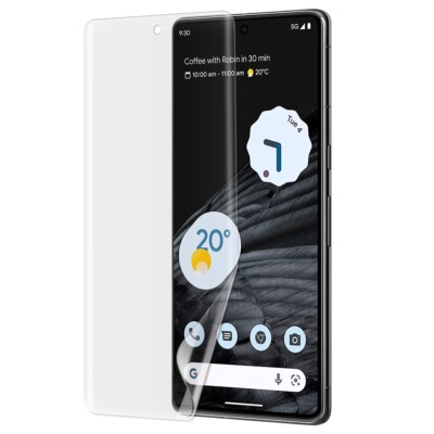 Anti-Bubble Clear Soft Hydrogel Screen Protector Flim f Google Pixel 7 Pro USA