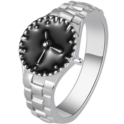 Watch Ring Creative Finger Ring Funny Ring Finger Accessory for Women Girls