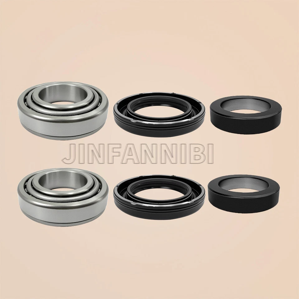 Juego de 2 juegos de cojinetes y sellos de rueda trasera para Dana 44 Jeep Wagoneer Wrangler TJ XJ J10 Foto 2 de 4